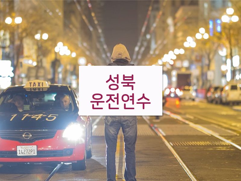 성북운전연수 후기