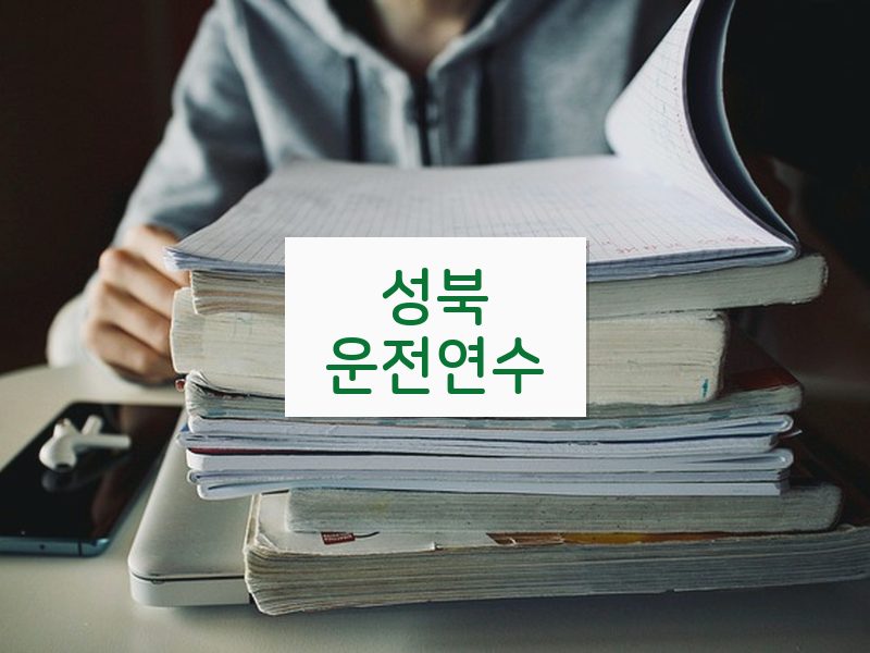 성북운전연수 후기