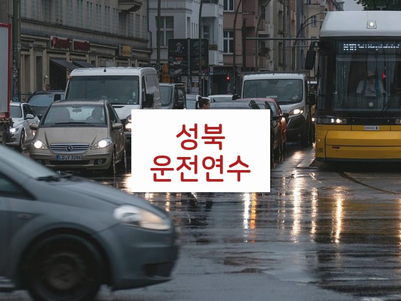 성북운전연수 후기