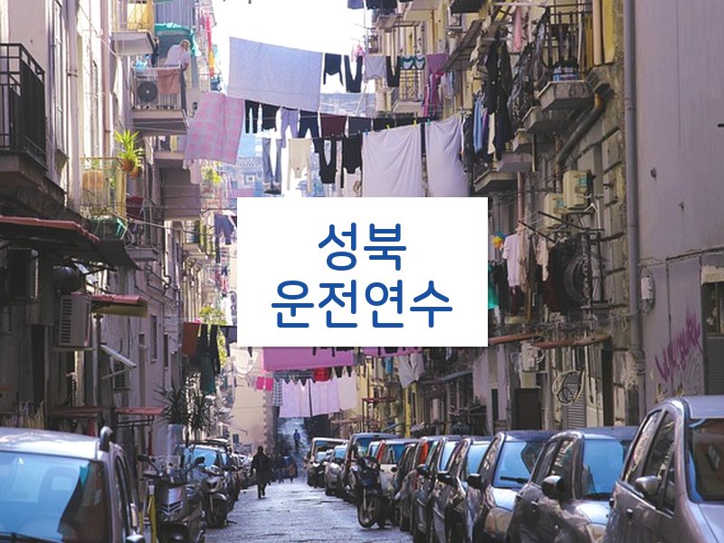 성북운전연수 후기