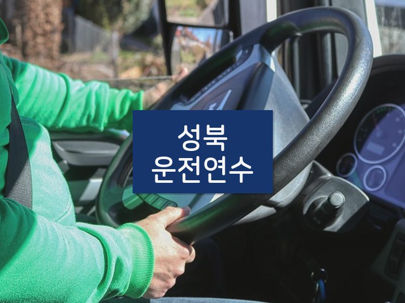 성북운전연수 후기