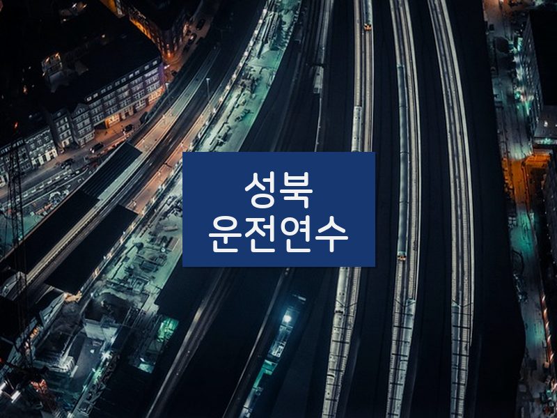 성북운전연수 후기
