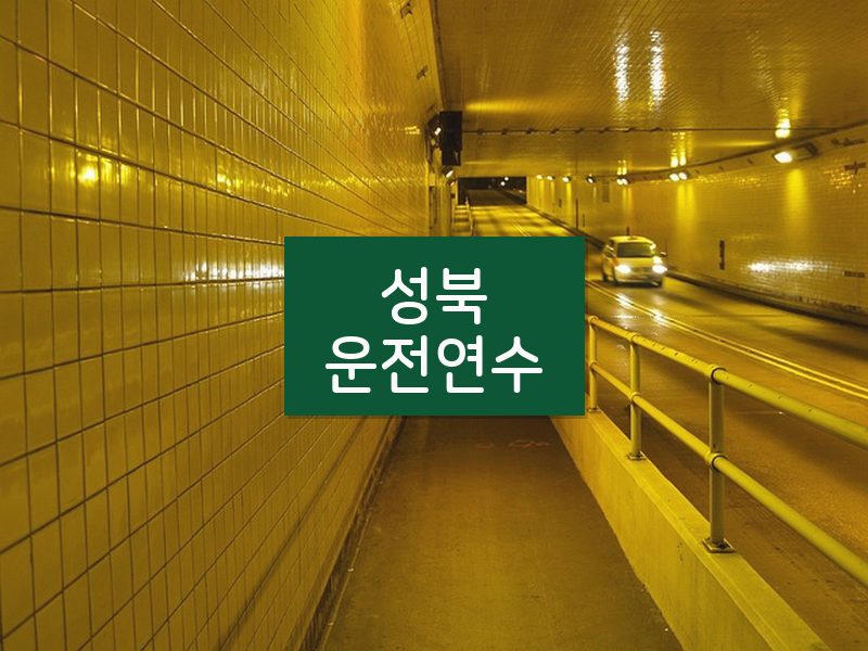 성북운전연수 후기