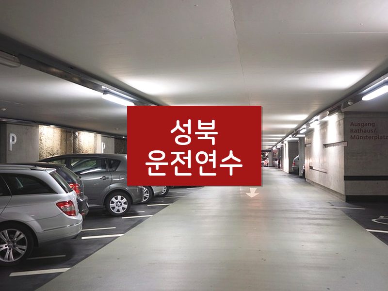 성북운전연수 후기