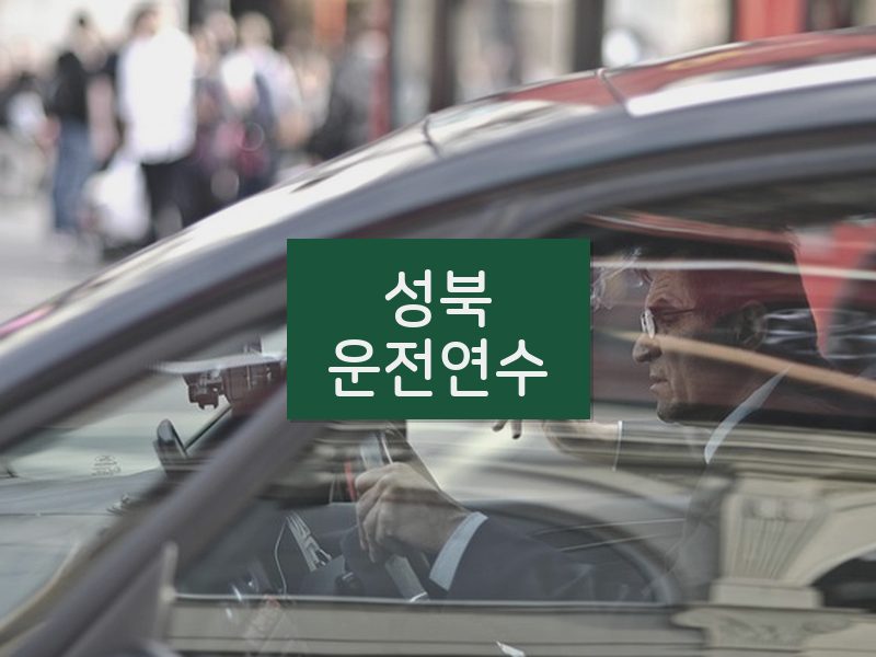 성북운전연수 후기
