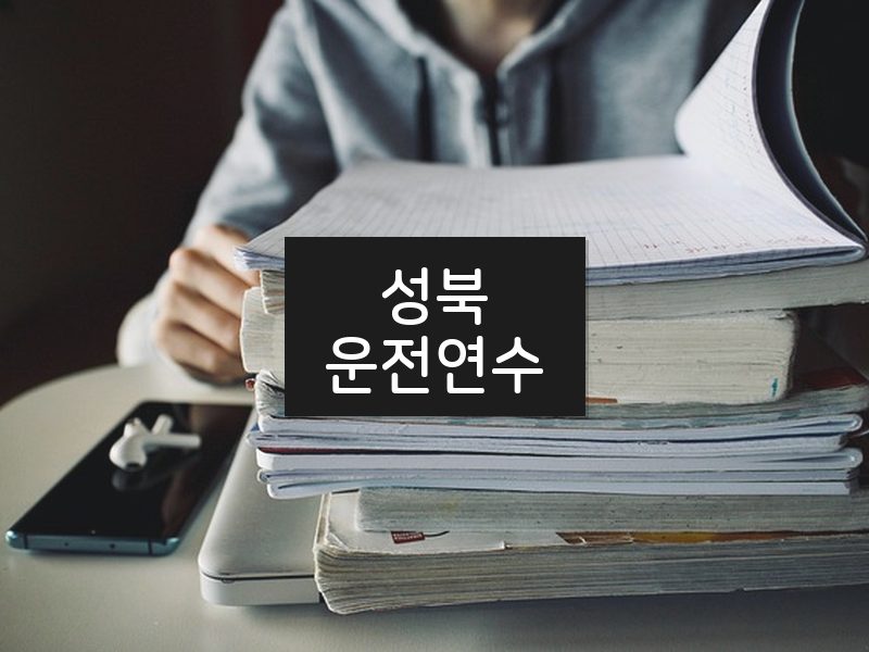 성북운전연수 후기