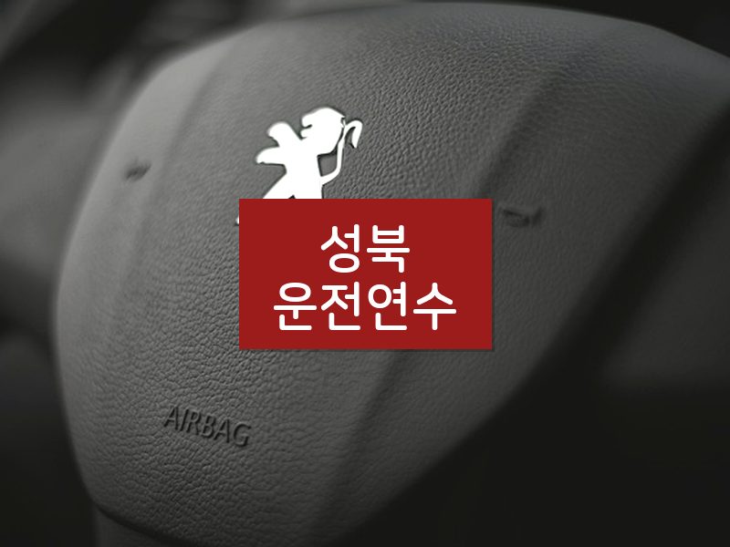 성북운전연수 후기