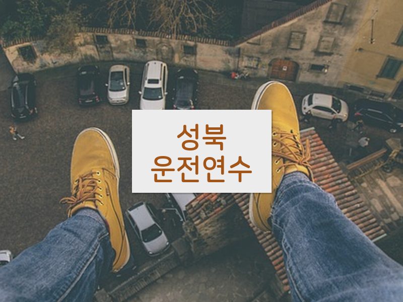 성북운전연수 후기