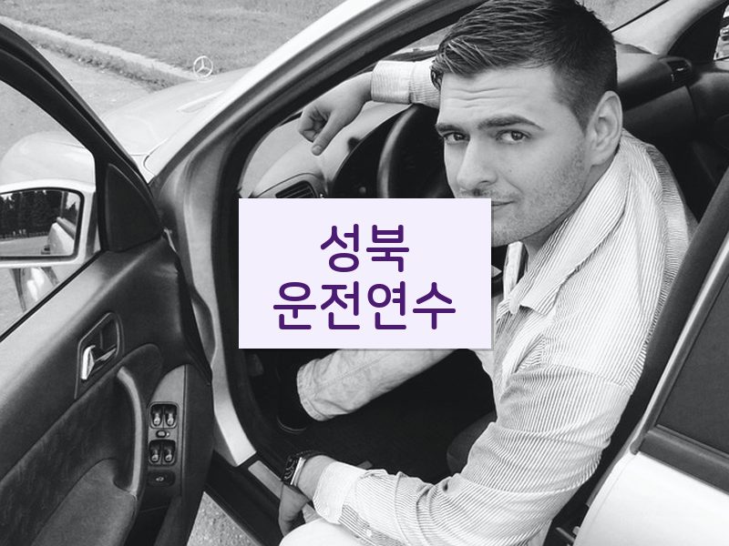 성북운전연수 후기
