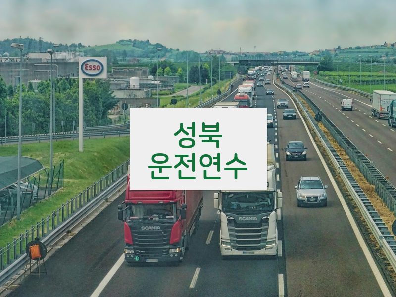 성북운전연수 후기