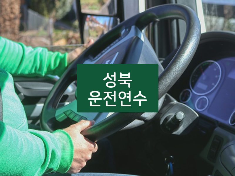 성북운전연수 후기