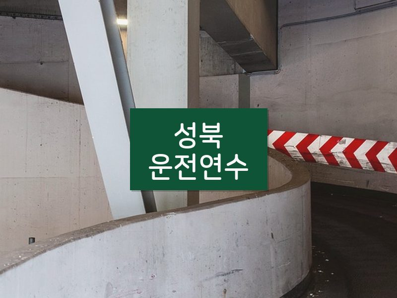성북운전연수 후기