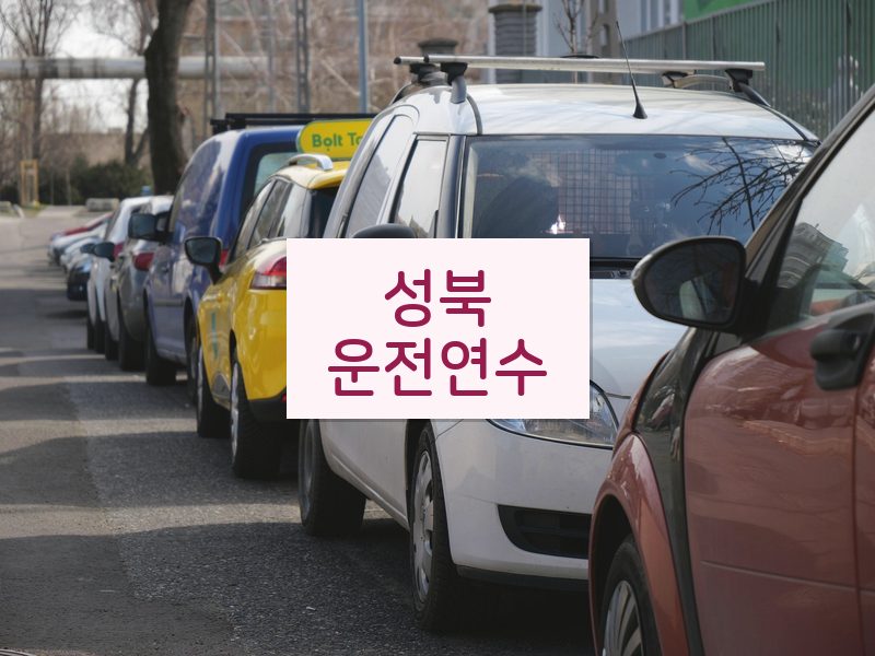 성북운전연수 후기