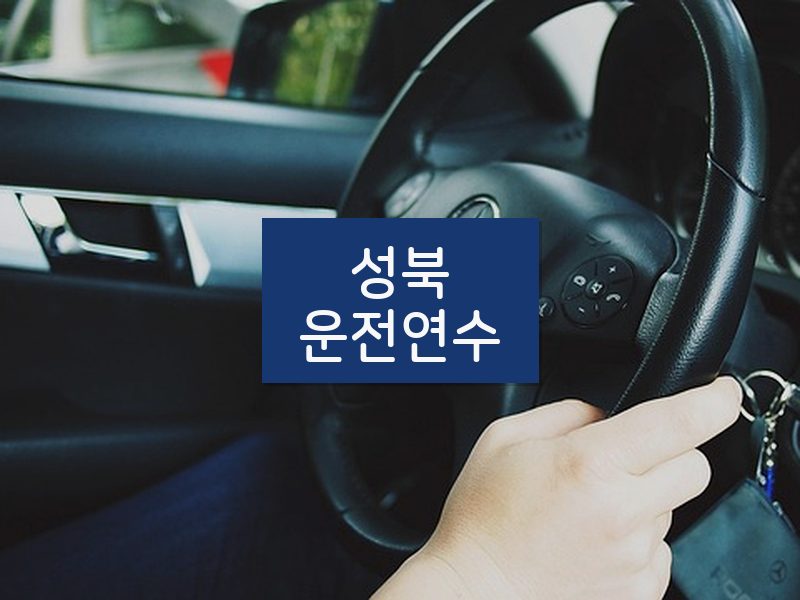 성북운전연수 후기