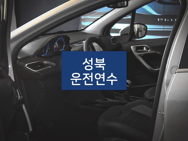 성북운전연수 후기