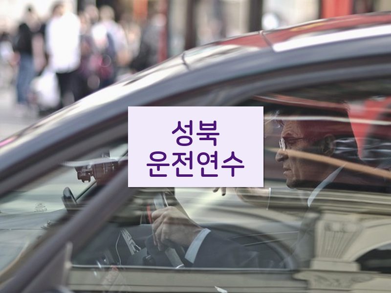 성북운전연수 후기