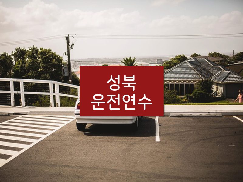 성북운전연수 후기
