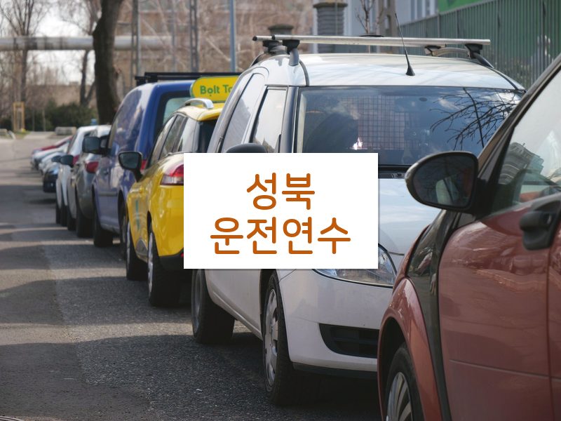 성북운전연수 후기