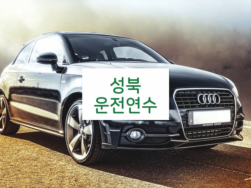 성북운전연수 후기