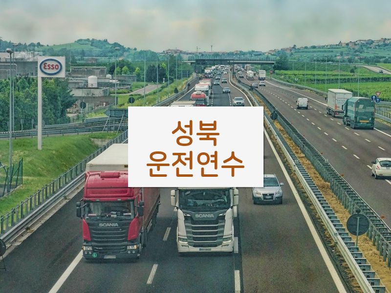 성북운전연수 후기