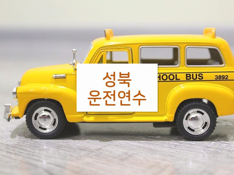 성북운전연수 후기