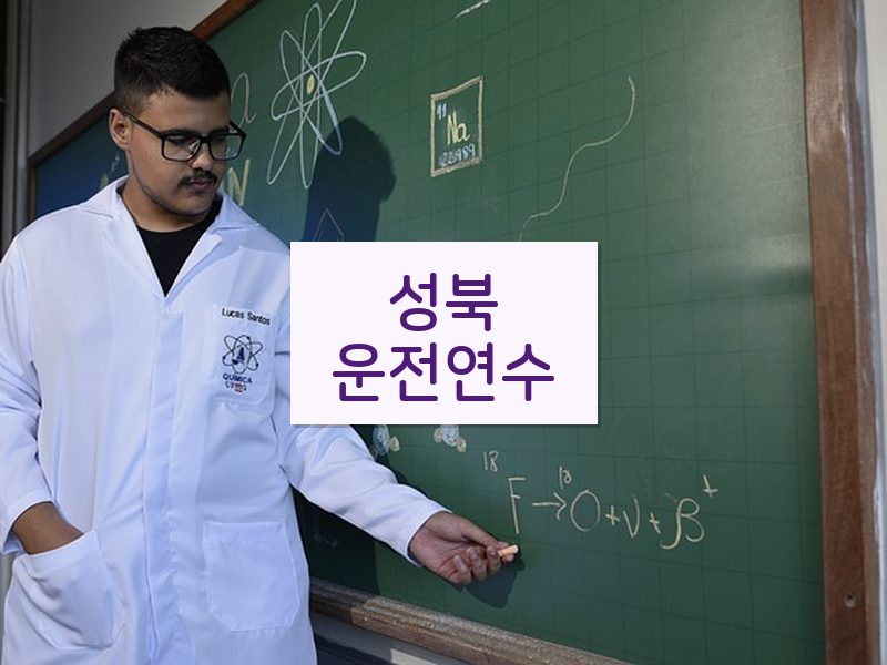 성북운전연수 후기