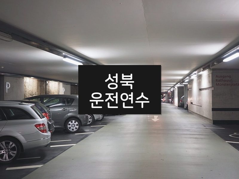 성북운전연수 후기