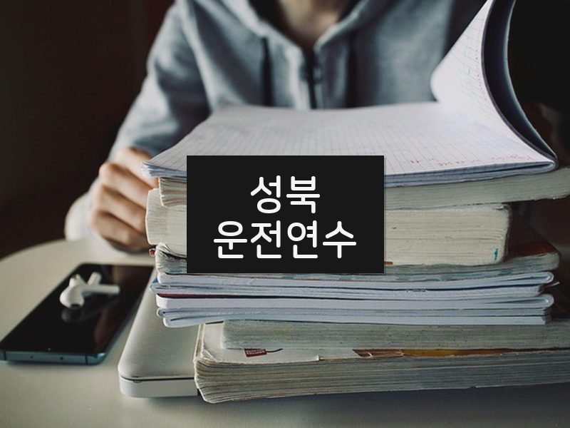성북운전연수 후기