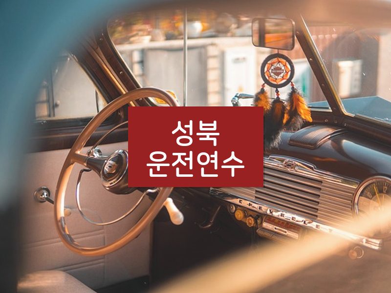 성북운전연수 후기