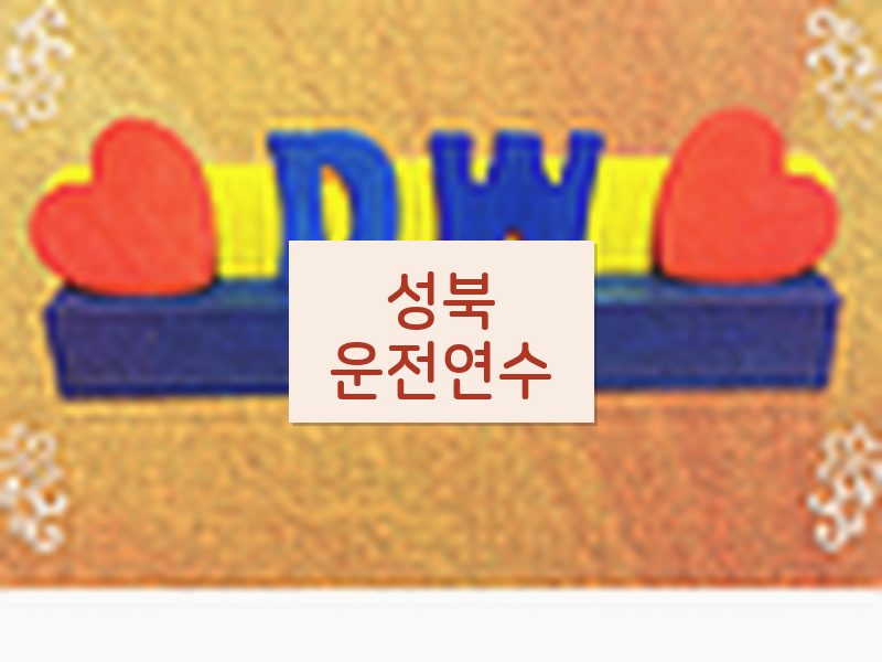 성북운전연수 후기