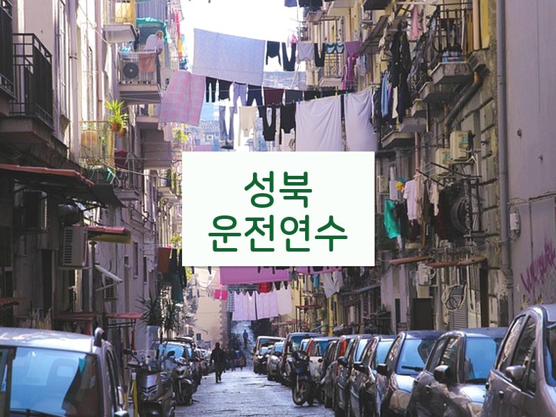 성북운전연수 후기