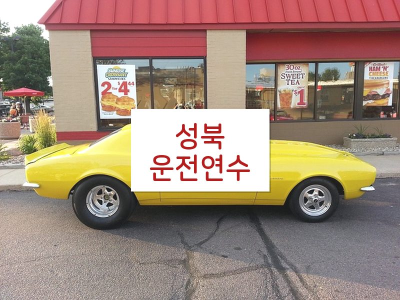 성북운전연수 후기