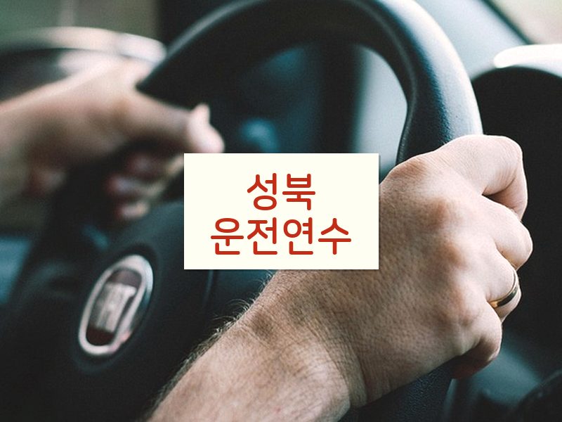 성북운전연수 후기