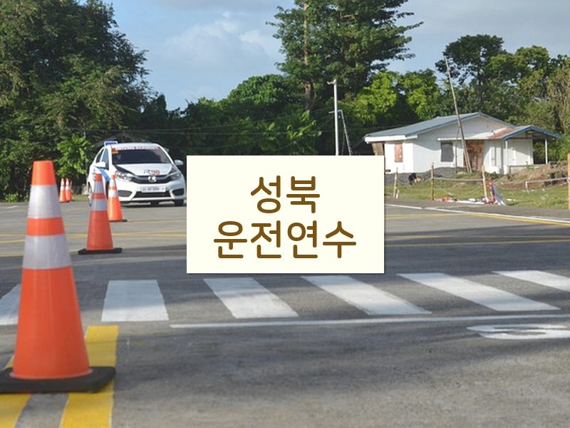 성북운전연수 후기