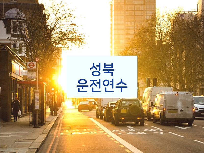 성북운전연수 후기