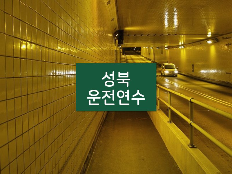 성북운전연수 후기