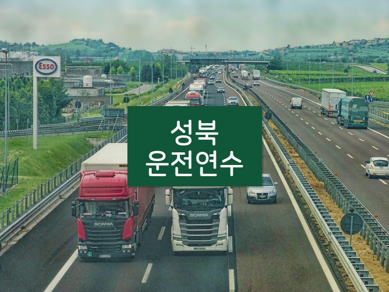 성북운전연수 후기