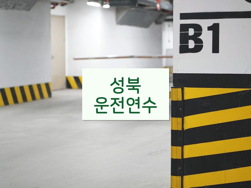성북운전연수 후기