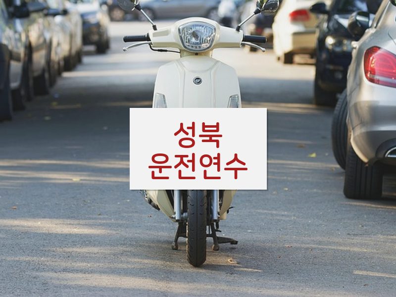 성북운전연수 후기