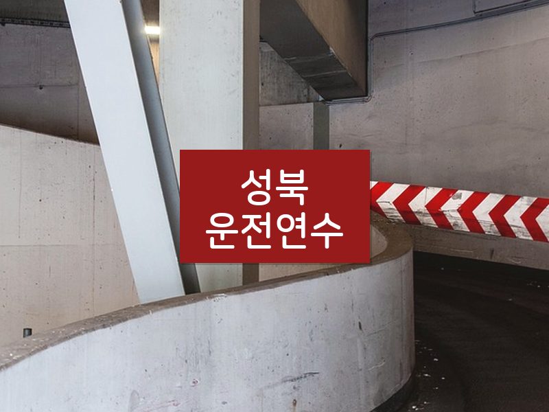 성북운전연수 후기