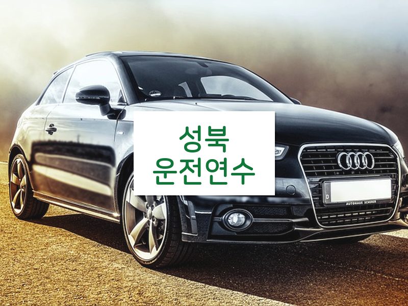 성북운전연수 후기