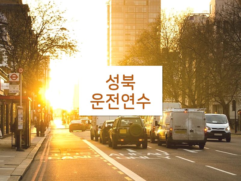 성북운전연수 후기