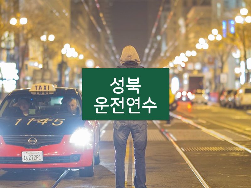 성북운전연수 후기
