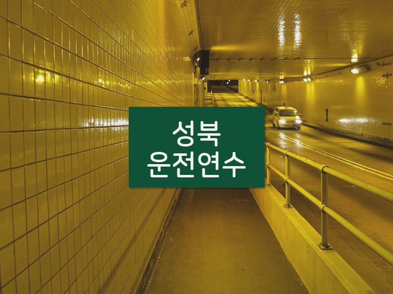 성북운전연수 후기