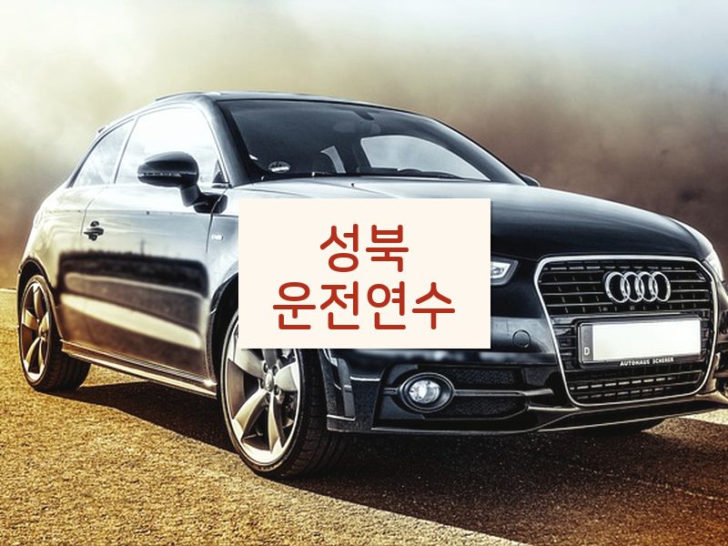 성북운전연수 후기