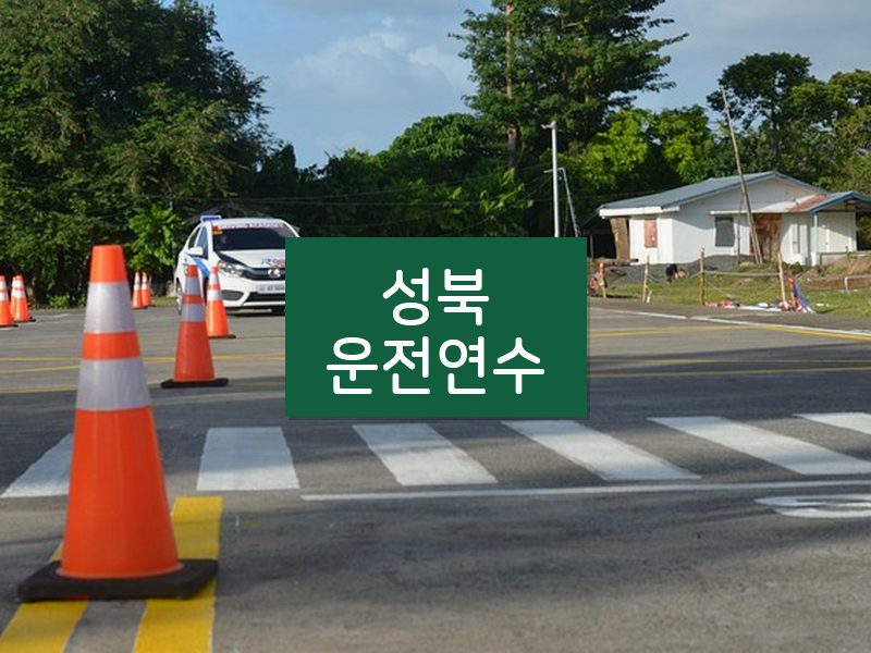 성북운전연수 후기
