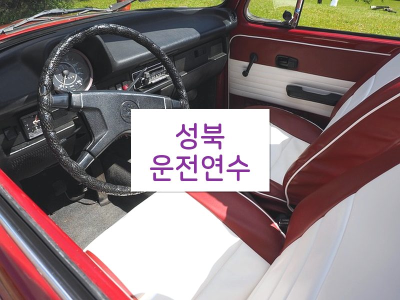 성북운전연수 후기