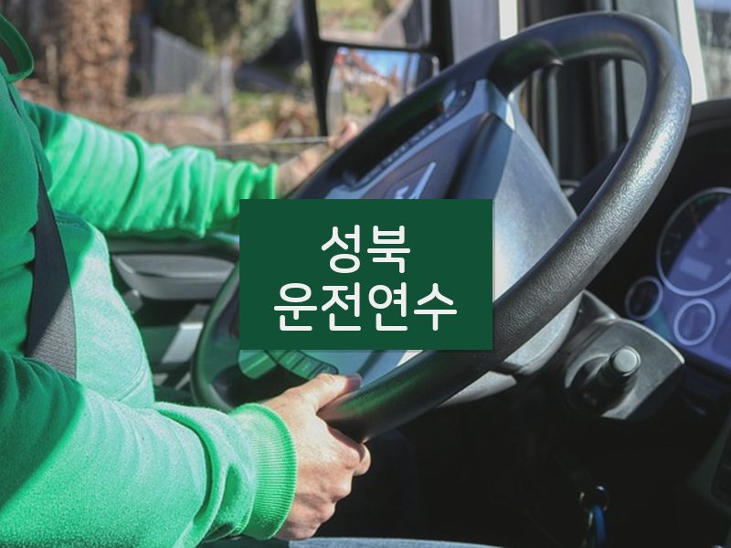성북운전연수 후기