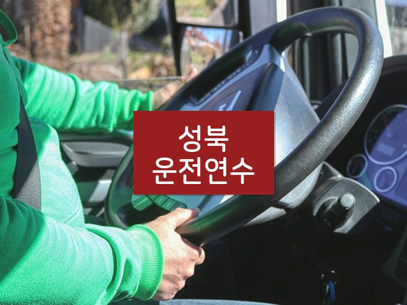 성북운전연수 후기