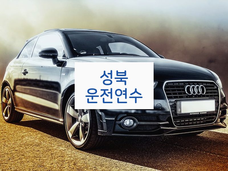 성북운전연수 후기